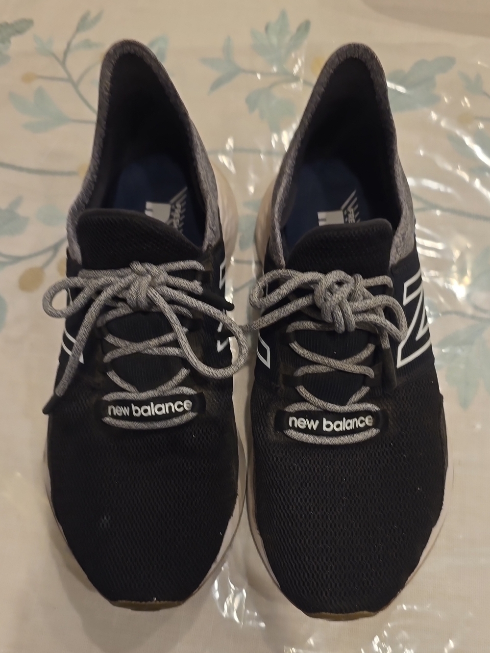 New Balance Kids Black and Gray Lightweight Sneakers